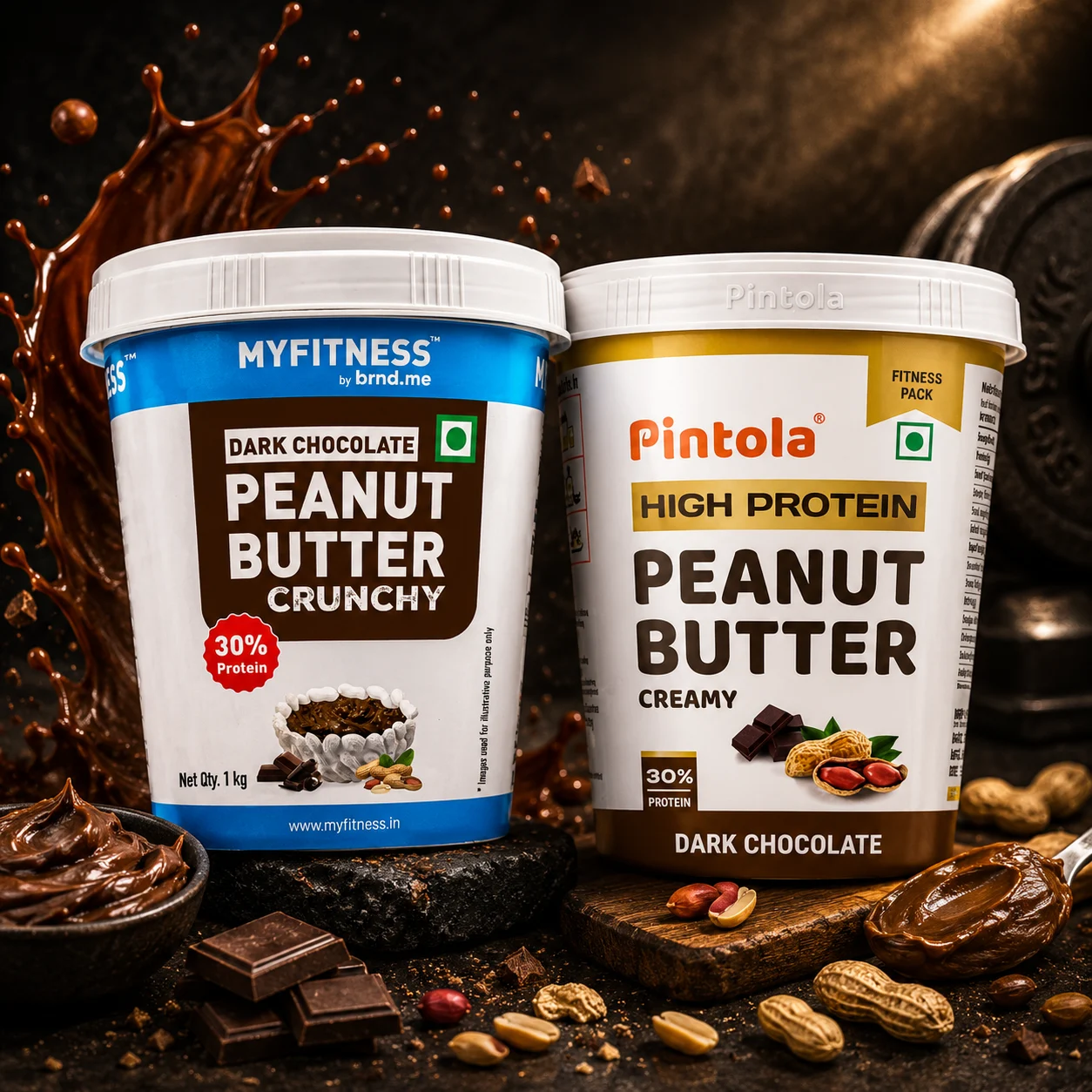 High Protein Peanut butter for Completing Protein  Intake