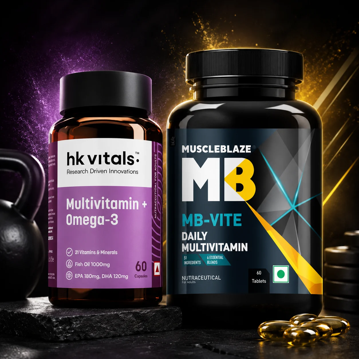 Multivitamins Capsules for Fast Recovery